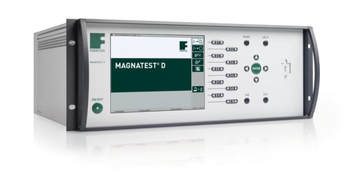 Magnatest D for automatic hardness and structure testing of metallic components