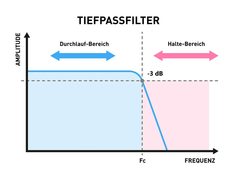 Tiefpassfilter bei der Wirbelstromprüfung