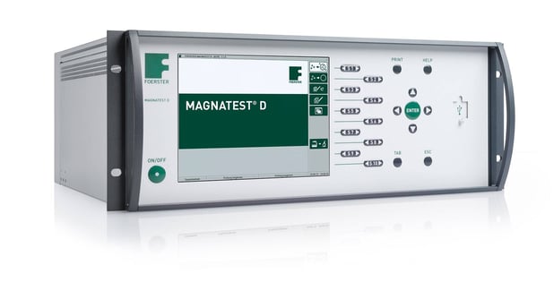 Magnatest for hardness testing