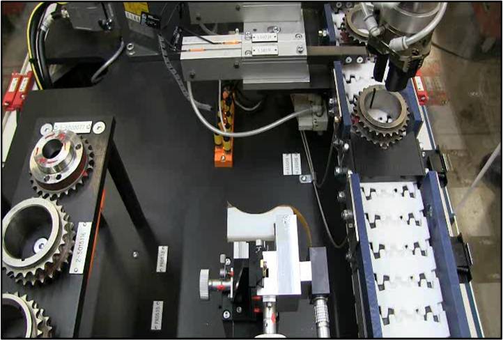 Look inside the robotic cell, crack testing
