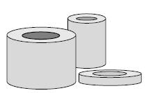 Structure of ring magnets, crack testing